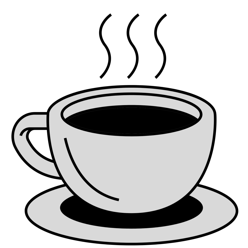 filiżanka z aromatem bit mapa