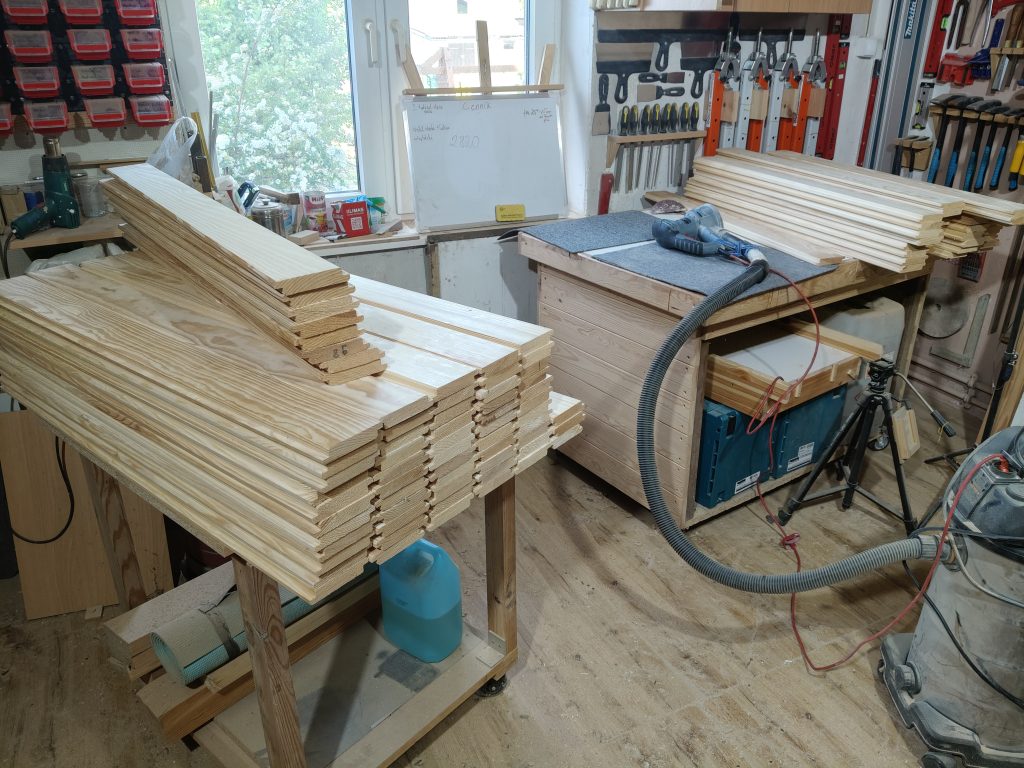 żaluzje, ruchome deseczki